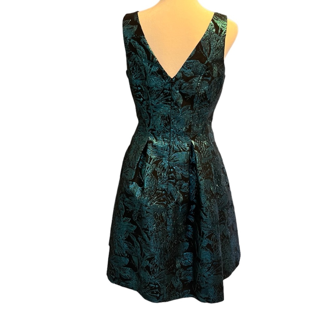 Nine West Teal And Black Dress-Size 2-NWT - Picture 2 of 8